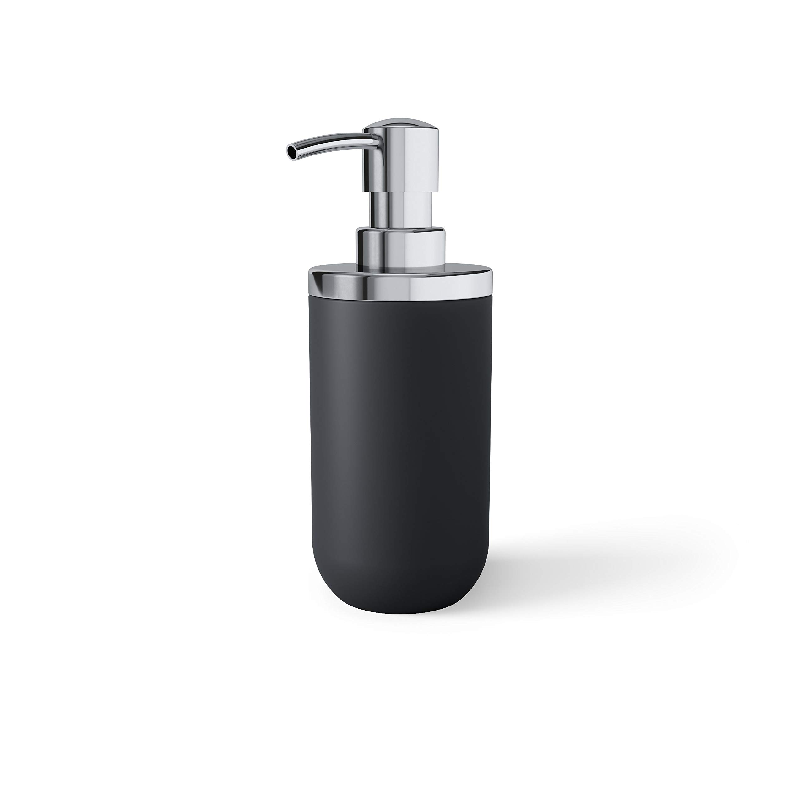 Umbra Junip Hand Soap Dispenser-Modern Refillable Pump for Bathroom, Black, S