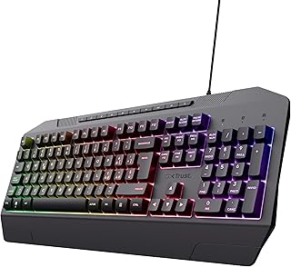 Trust Gaming GXT 836 Evocx Tastiera Gaming Layout Italiano QWERTY, 78% Plastica Riciclata, Tasti con Membrana, Retroillumi…