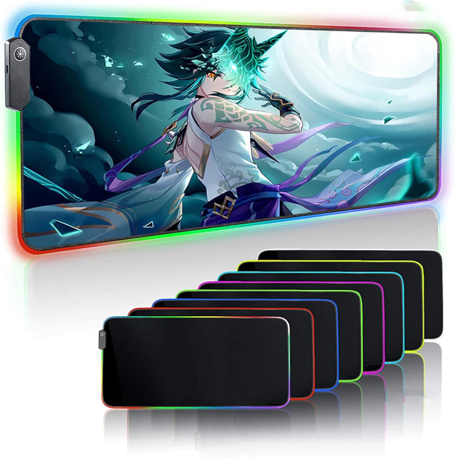 Amazon.co.jp ゲーミングマウスパッドGenshin Impact Anime Cute Girl Ke Qing Mouse