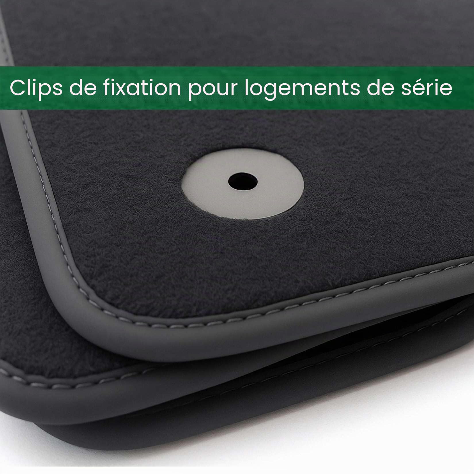 DHCarMats – Tapis de Sol Côté Conducteur Compatible avec Citroen C5 Aircross 2019-2025 – sur Mesure – 1 Pièce – Fabriqué en Italie | Fond antidérapant, fabriqué en Italie, tapis simple côté conducteur