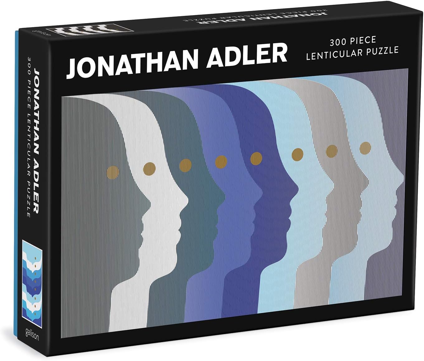 Galison Jonathan Adler Atlas 300 Piece Lenticular Puzzle
