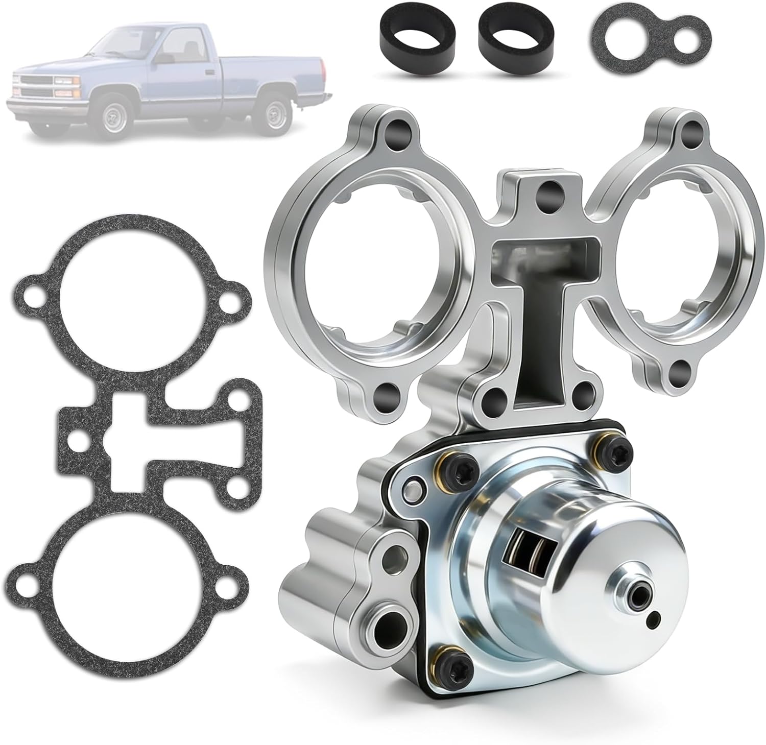 Fuel Injection Pressure Regulator Set for Chevy Blazer Express 2500 C1500 C2500 C3500 K1500 K2500 K3500 1993-1996,for Suburban Tahoe Yukon C1500 C2500 C3500 Replace 19143609 17112907