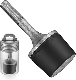 Martelos de borracha alimentados para cabo SDS Plus, martelos de borracha para martelo elétrico para radiadores, colocação de azulejos, carpintaria, ferramenta de encanamento