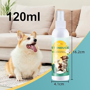 Go Here Potty Training Spray for Dogs Cats,Dog Pee Attractant Spray,Dog Training & Behavior Aids for Dogs Cats to Pee in One Spot,Prevent Your Pet from Soiling The Carpet,120ML (A)