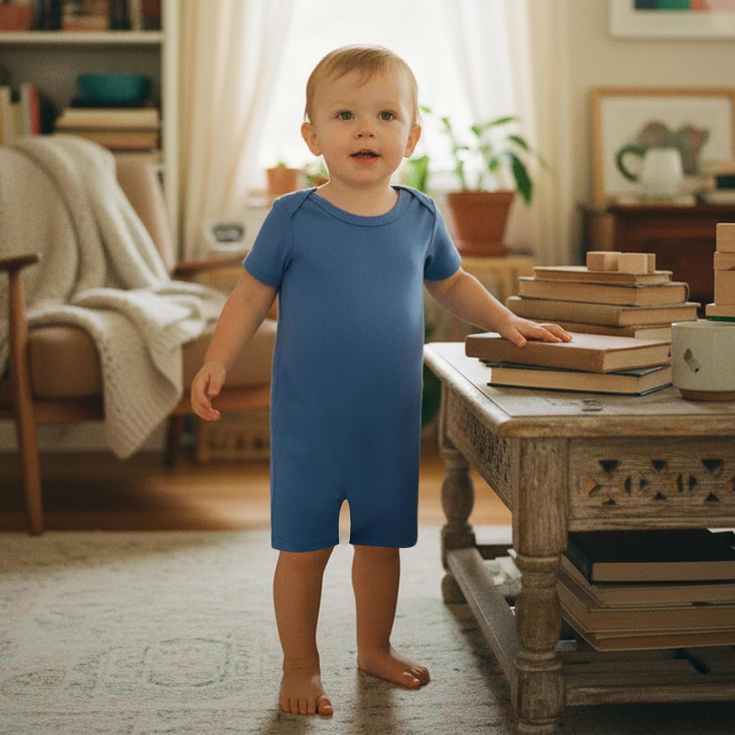 Baby Boys Girls Clothes Newborn 3-pack Romper Solid Short Sleeve One Piece Jumpsuit Infant Summer Spring Outfits - Image 6