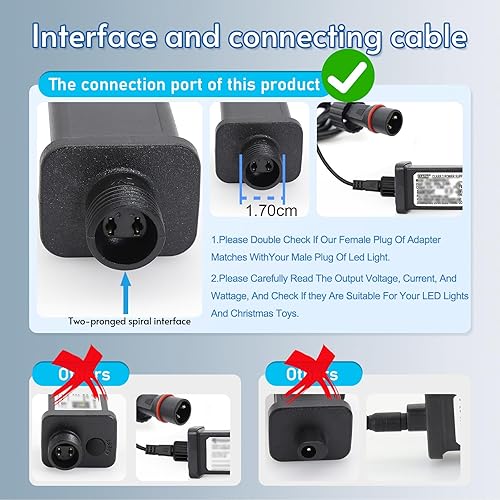 Miniatura 9 de Fuente de alimentación para CZJUTAI JT-DC045V1500-IP44 4.5V6.75W 6W 4.5W 3.6W para iluminación de Navidad, cadena de luz, luz de proyector, lámpara