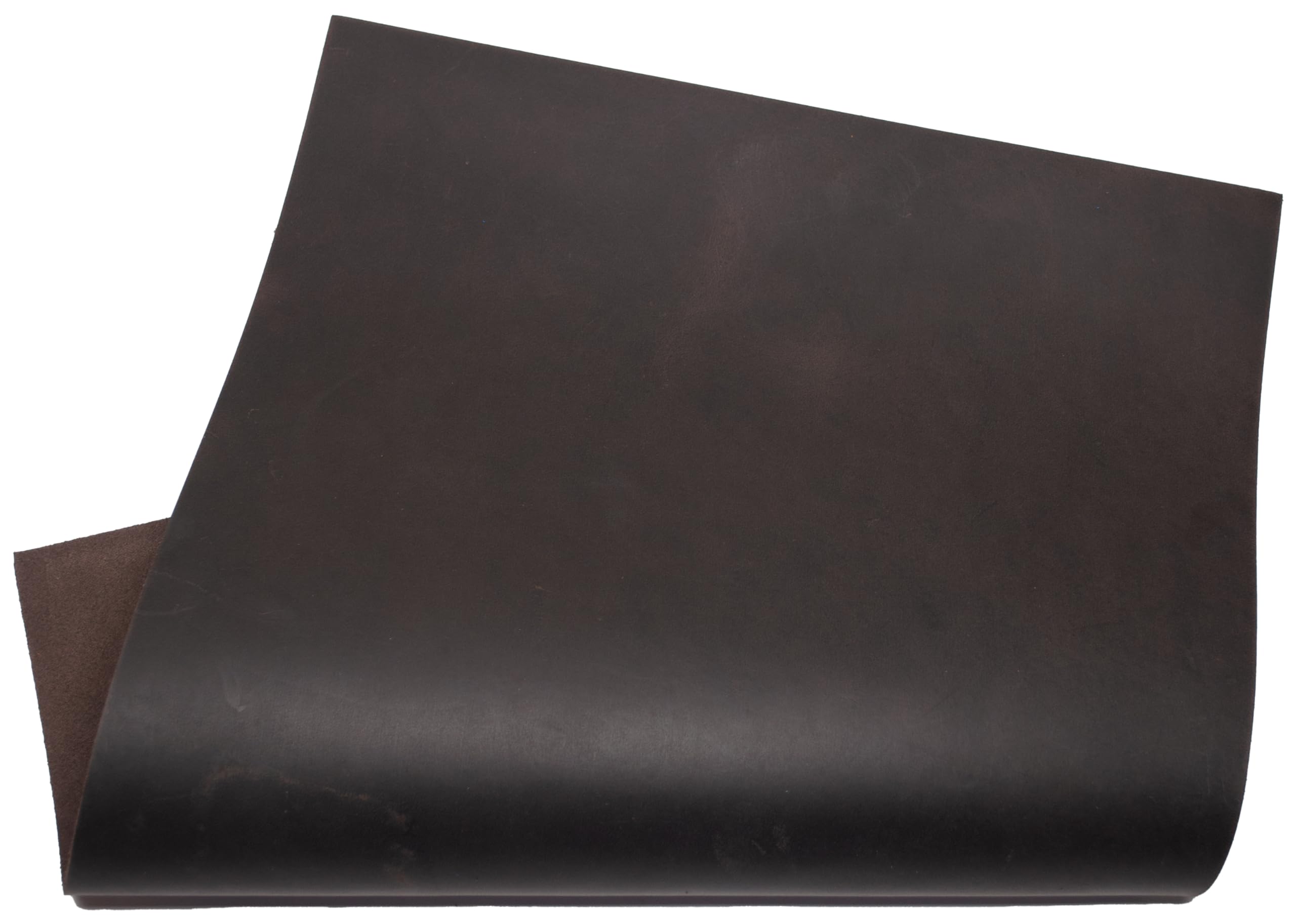HAPPER STUDIO Cowhide Leather 1.7mm Thickness Pull-Up Crazy Horse Leather Genuine Leather Sheets for Crafts. (1, Brown Coffee