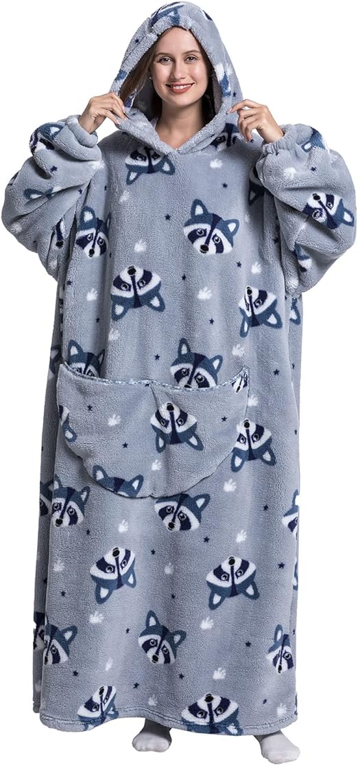 Avocado hoodie-deken (extra warm) - Wel Warm Niet Arm