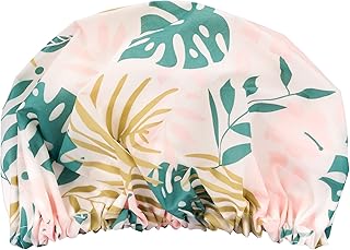 EcoTools Recycled & Sustainable Shower Cap, Cotton Lining, Fits All Head Sizes, Fits All Hair Textures, Quick Drying Bath ...