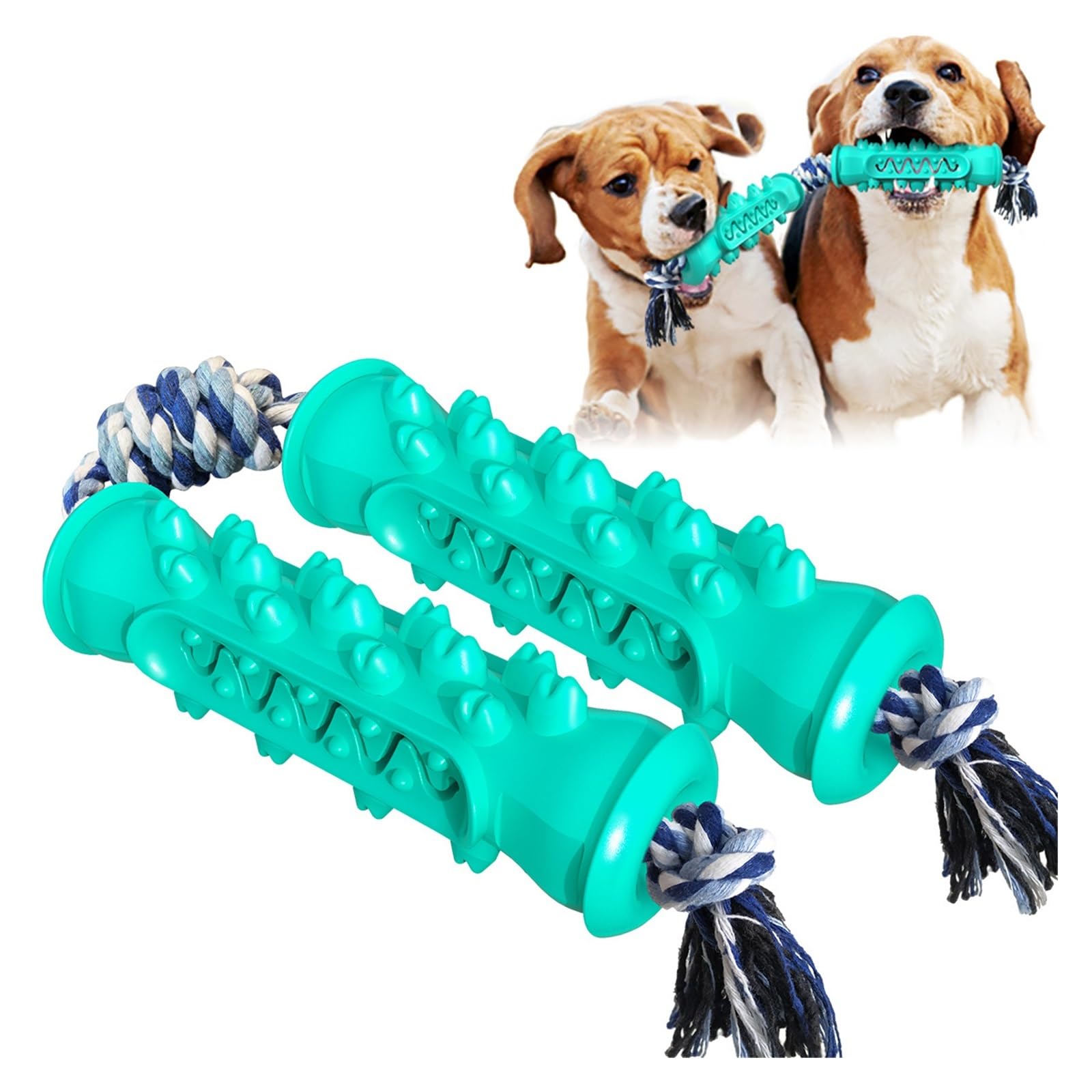 Brosse à dents pour chien résistante aux morsures et d'entretien buccal