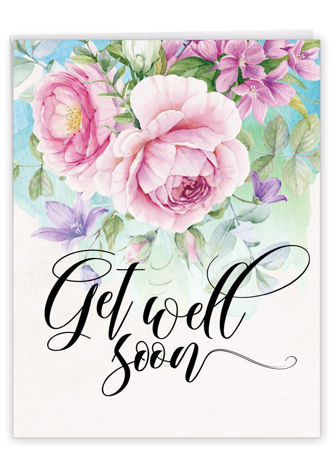 Jumbo Thinking Of You Card 1 Jumbo Get Well Soon Card With Envelope 8.5 ...