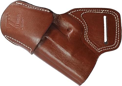 Miniatura 2 de YT HOBBY Funda de cuero hecha a mano de primera calidad con espalda pequeña para pistola SOB