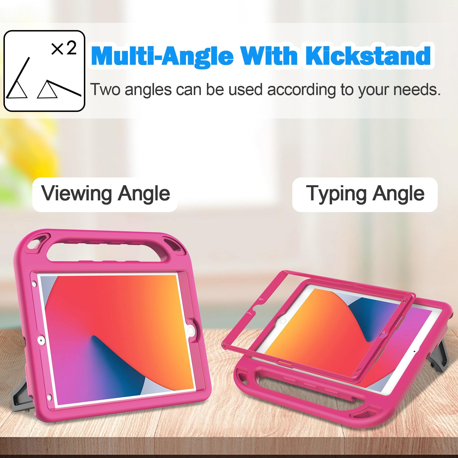 ProCase Kids Case For IPad 10.2 Inch 2021 2020 2019 (7th 8th 9th Generation) / IPad Pro 10.5/ IPad Air 3, Super Shockproof Cover Lightweight Protective Case -Grey - View #12