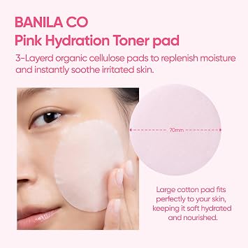 BANILA CO Clean it Zero Pink Hydration Toner Pad - Hyaluronic (70 Pads)