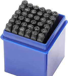 Set Punzoni Per Incisione - 36 Pezzi Lettere E Numeri Da 6mm | Per Metallio, Legno, Pelle - Foto 4