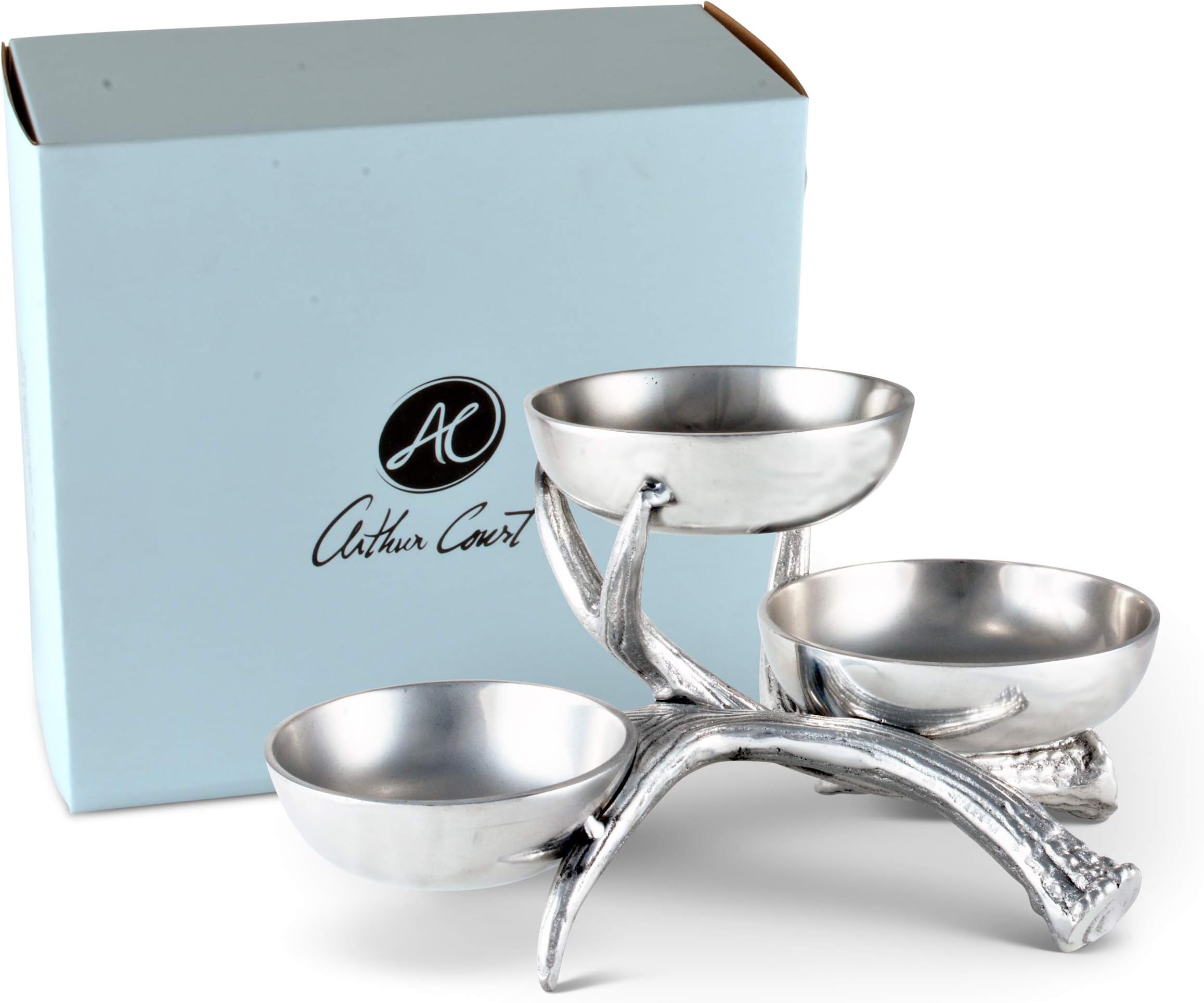Arthur CourtAntler 3-Tiered Bowl/Server