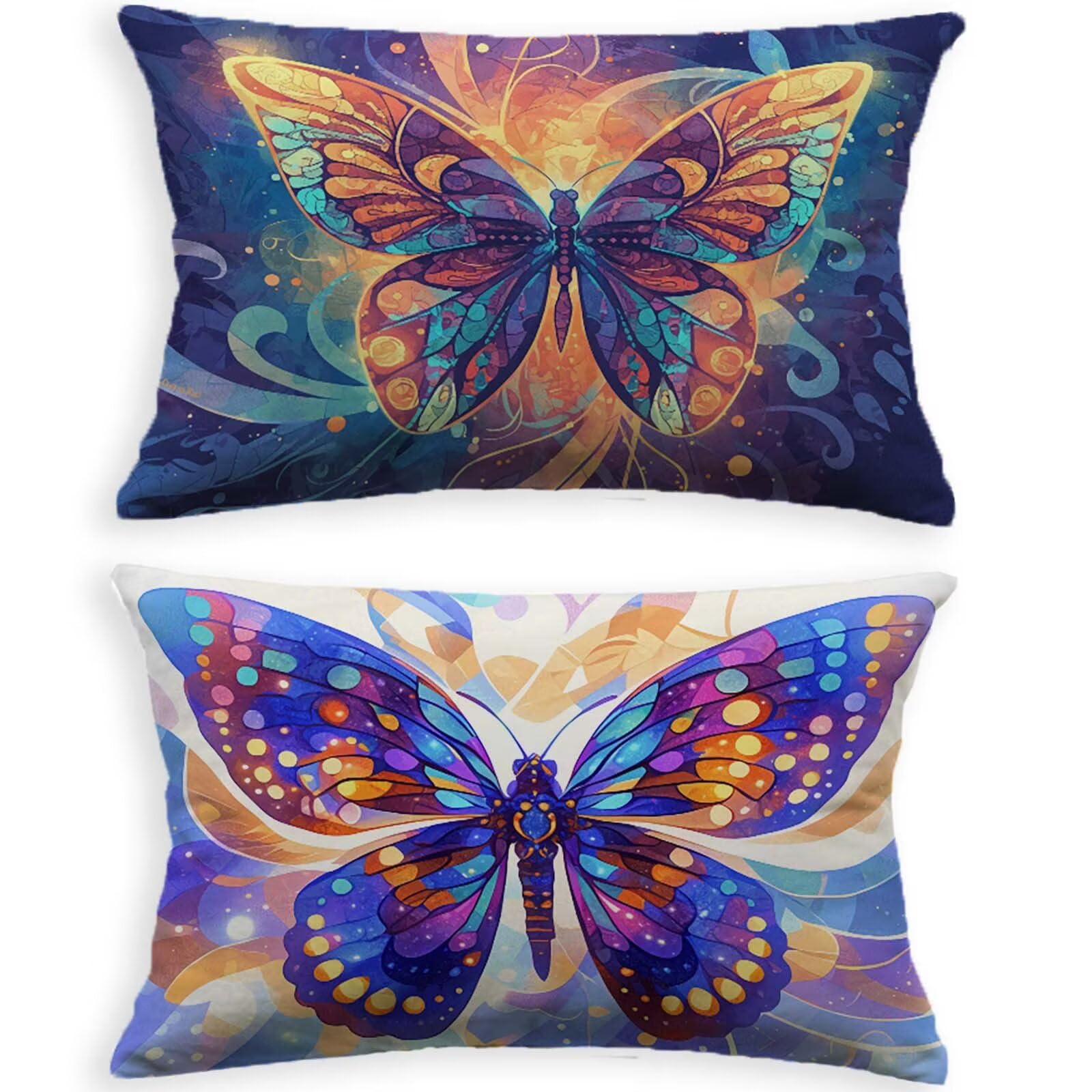 Housse coussin velours 40x70cm avec zip invisible pour rénover facilement vos vieux oreillers de lit