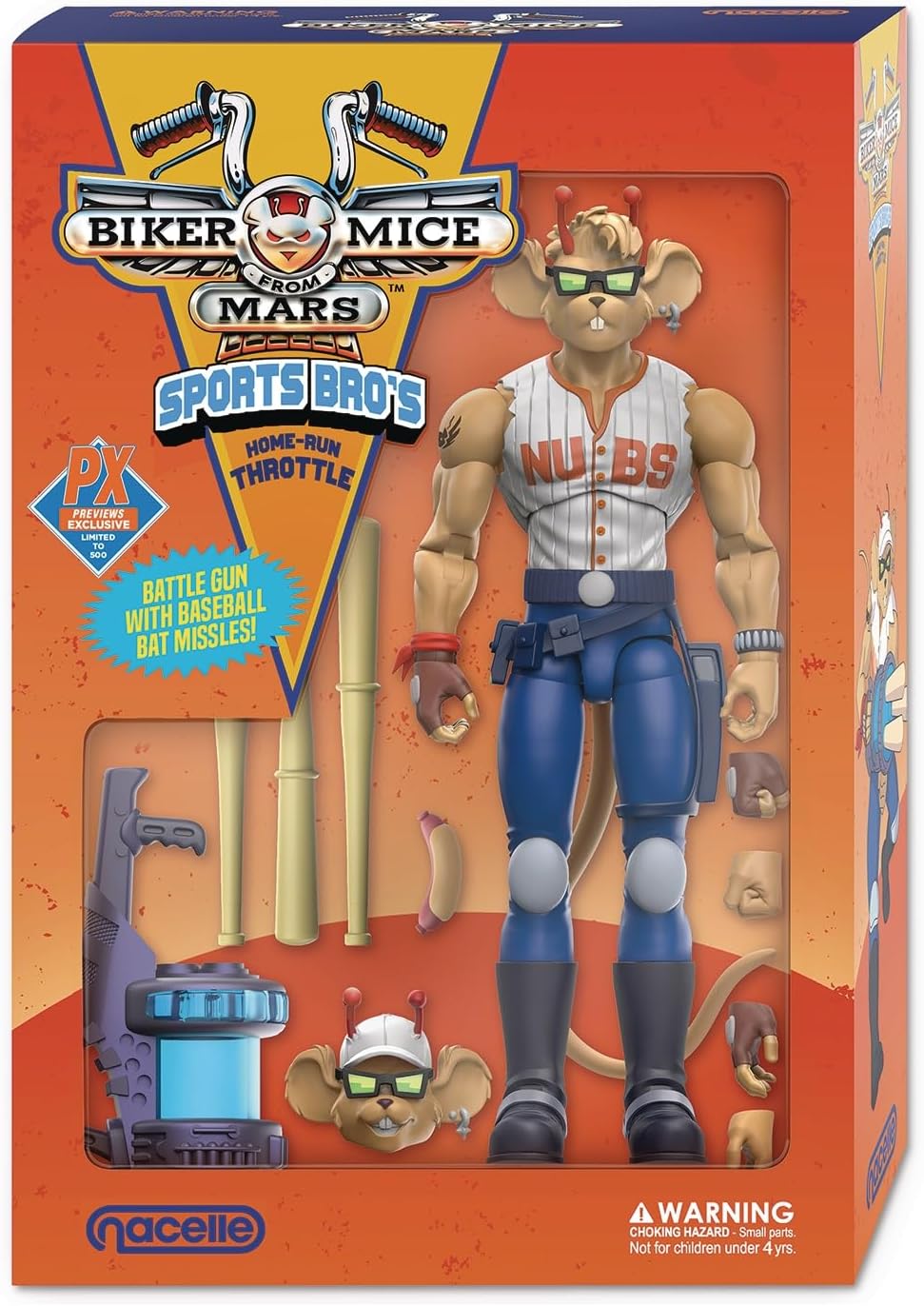 Biker Mice from Mars: The Sports Bro’s Throttle Previews Exclusive Action Figure