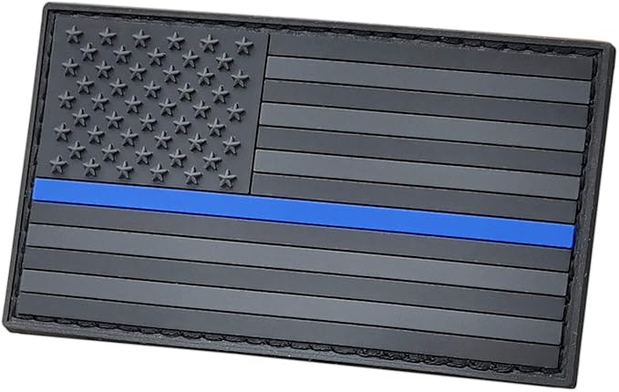 Parche Moral 'Thin Blue Line' (Velcro)