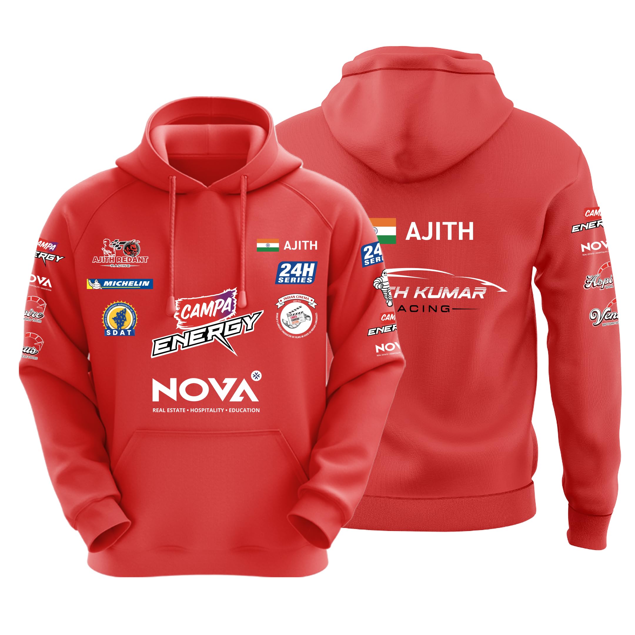 Buy DUDEME Ajith Kumar Racing Hoodie for Men & Women Motorsport