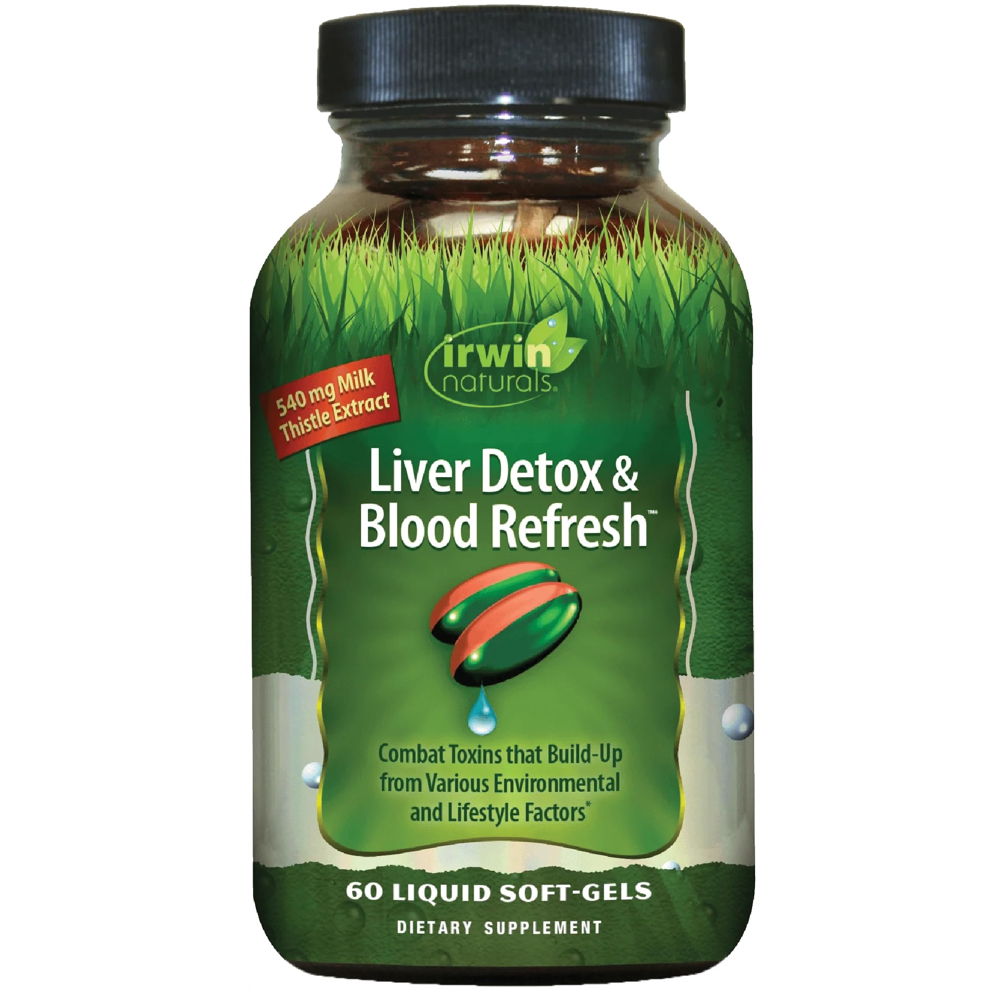 Irwin Naturals, Liver Detox & Blood Refresh, 60 Liquid Soft-Gels