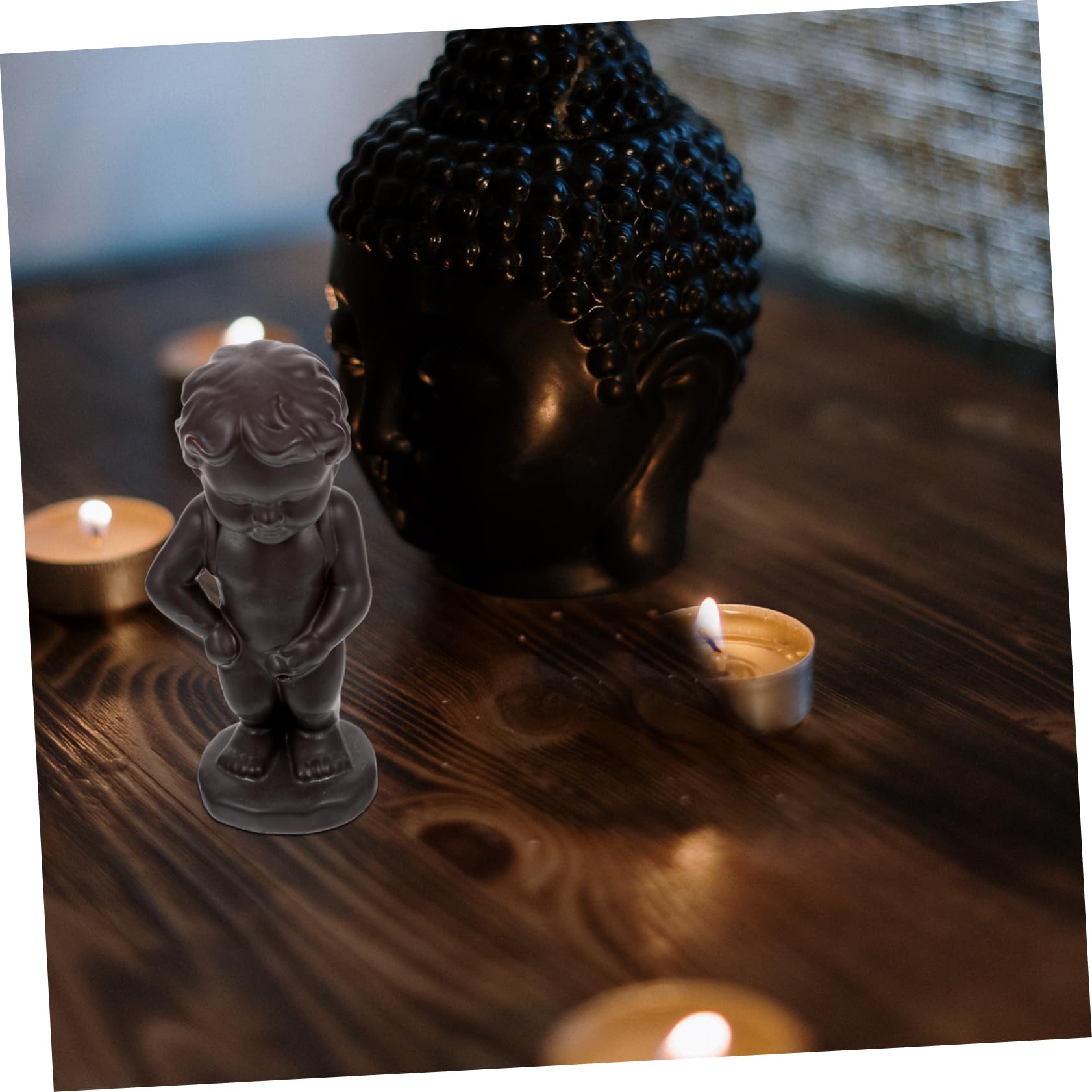 Cabilock Quemador de Incienso Creativo de Cerámica Marrón para Aromaterapia, Soporte Delicado para Relajación en Yoga y Meditación, Adorno Hogar
