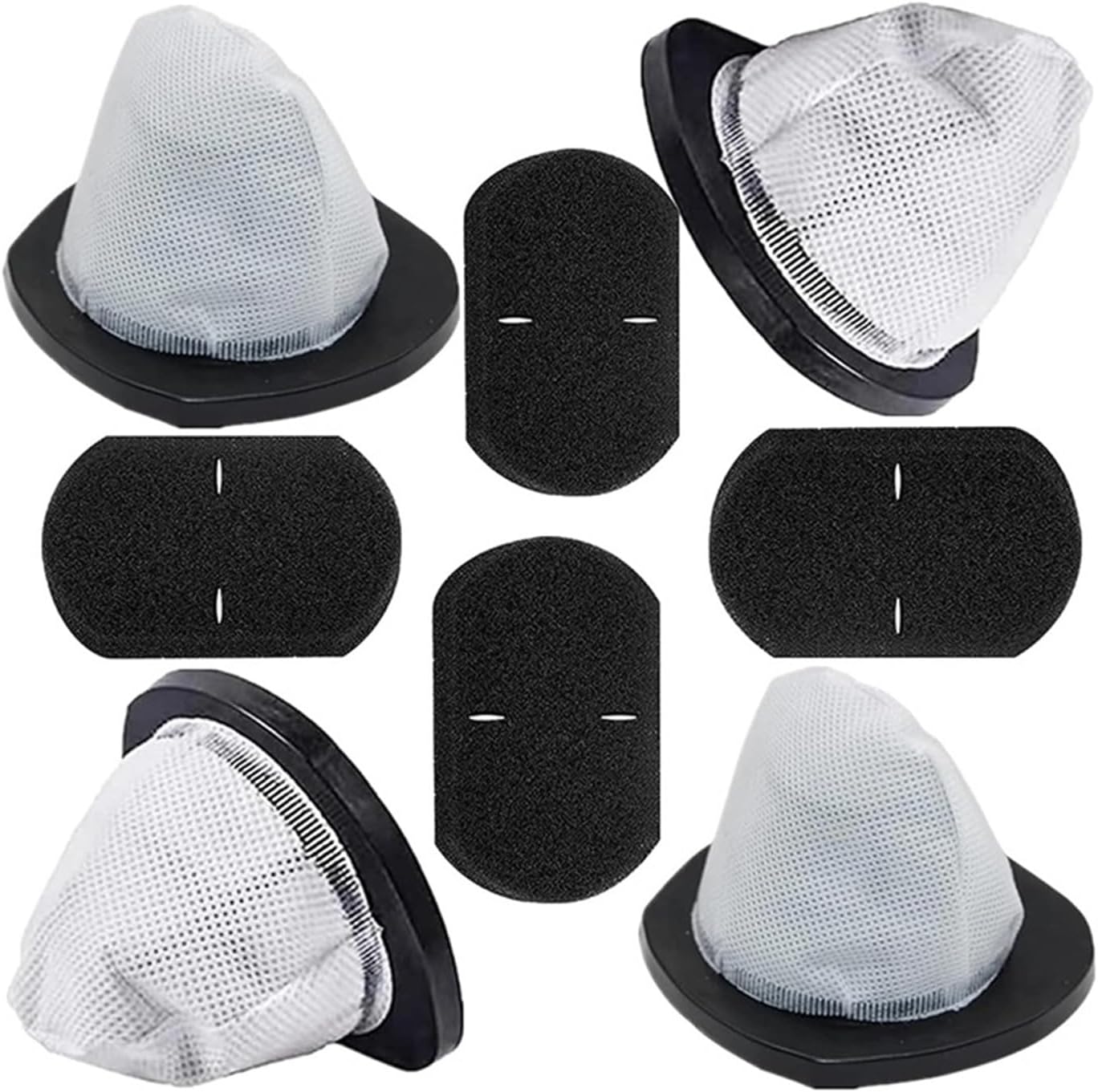 4 Pack Filters Replacement，Compatible For Bissell，Vacuum Models 2030, 2030B,2030J,2030K,2030L,2030H,Compare To Part 1611501-A70Z.