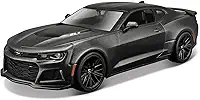 2017 Camaro Zl1 Kit em Metal para Montar 1/24 Maisto Cinza