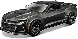 2017 Camaro Zl1 Kit em Metal para Montar 1/24 Maisto Cinza