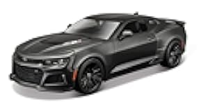 Maisto 1:24 Scale Assembly Line 2017 Chevrolet Camaro ZL1 Die-Cast Vehicle, Black