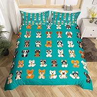 Vista 23 de Erosebridal Juego de funda de edredón náutica, tamaño Queen, diseño retro de velero, para niños, adolescentes, niños, funda de edredón con temática