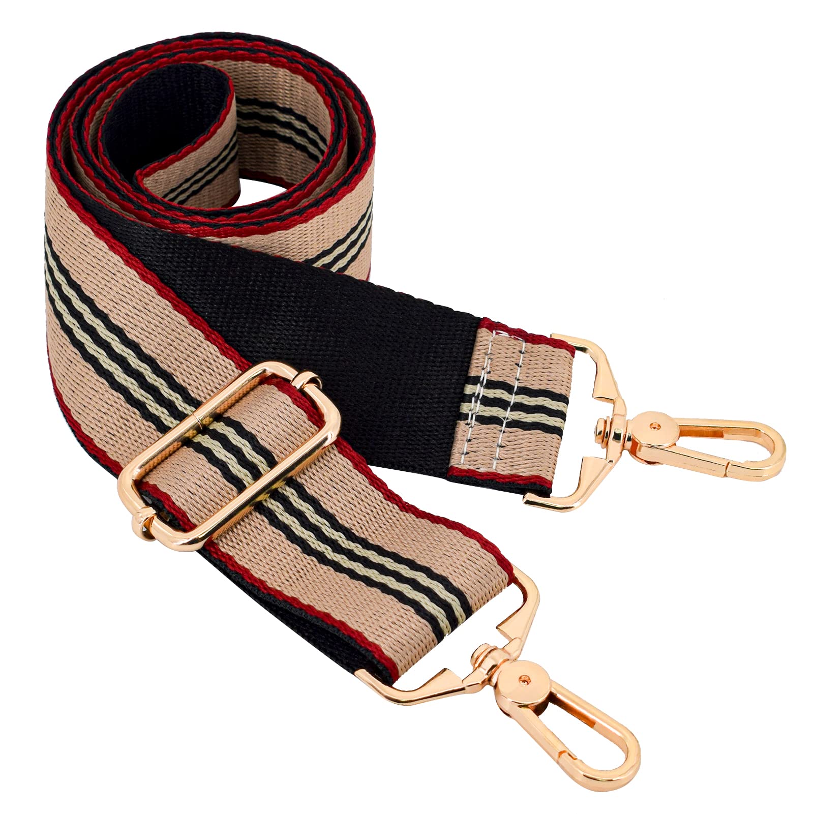 Strap Purse Crossbody Bag Strap Replacement Metal Swivel Hook Shoulder Strap Guitar Strap for Crossbody Bag/luggag …