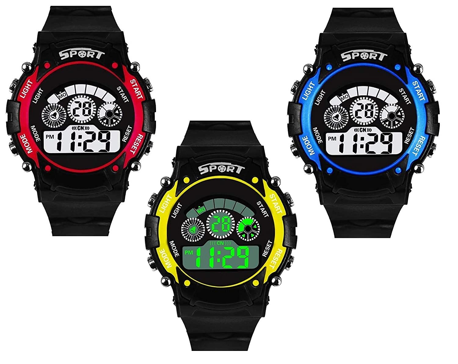 SS TRADERS Digital Unisex-Child Watch (Multicolored Dial, Black Colored Strap) (B0983PVR1L) Amazon Price History, Amazon Price Tracker