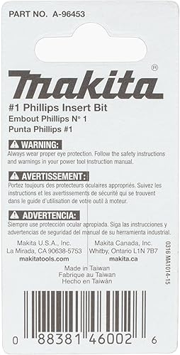 Miniatura 3 de Makita Impactx #1 Phillips 1 Broca de inserción