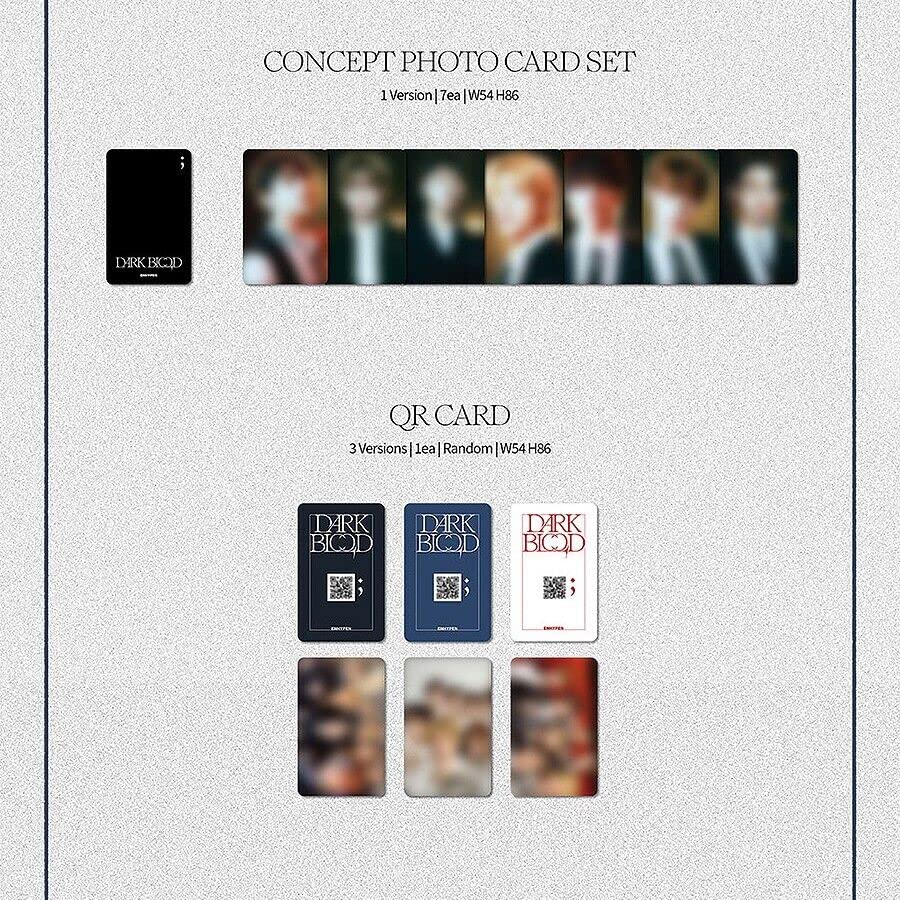 WEVERSE Ver.) ENHYPEN DARK BLOOD Album K-POP SEALED : Amazon.ca: Home