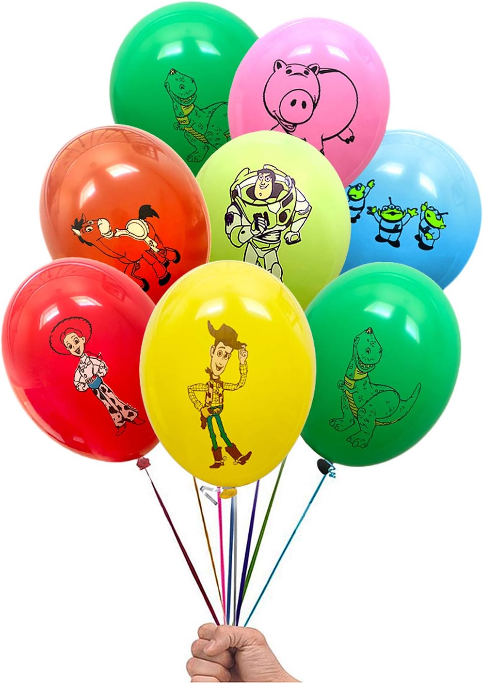 Toy Story Woody and Friends 21 Count Party Balloon Pack - Large 12" Latex Balloons