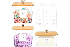 3 Pack Laundry Room Organizational Storage Containers