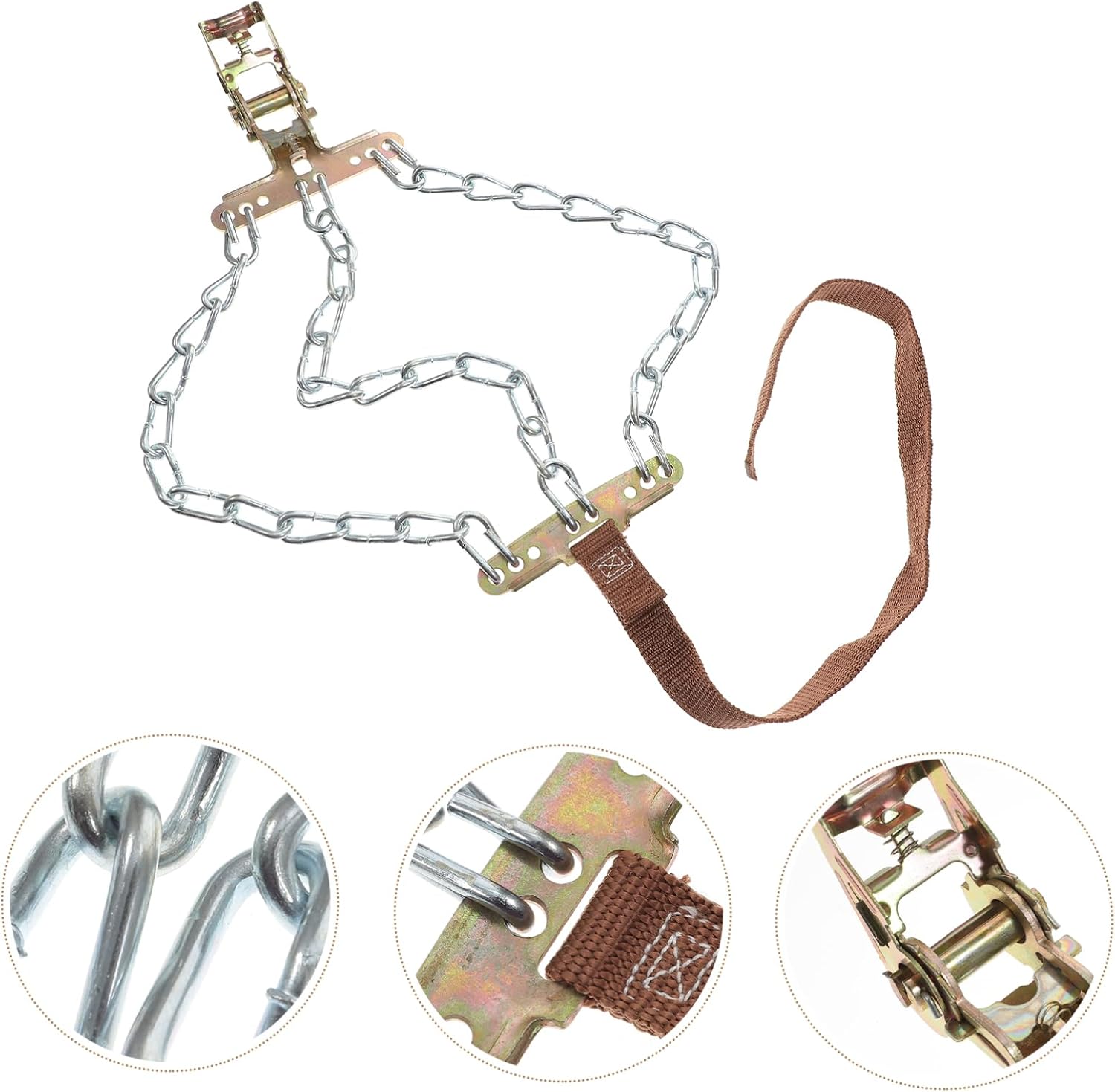 8pcs Car Accessories for Winter Chains Balance Design Ice Chain Suv Wheel