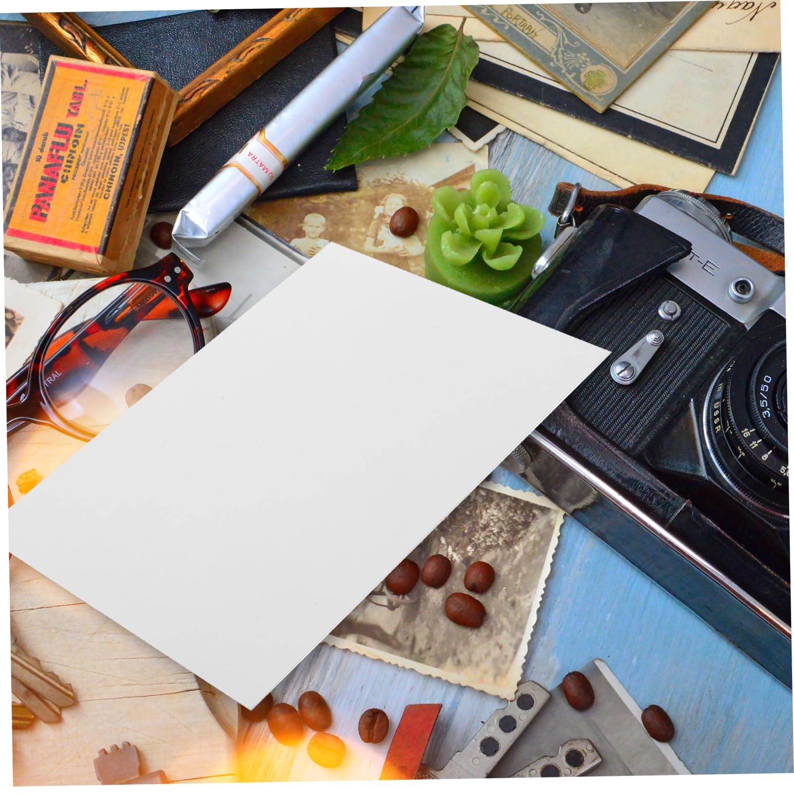 HOMSFOU 4 Sätze Fotopapier Druckerpapier Glossy Paper Schnell Trocknend Ad Blie Fotodruck Glänzendes Foto Bilder Kettenradpapier Druckpapiere Broschürenpapier Weiß 100 Blätter * 4