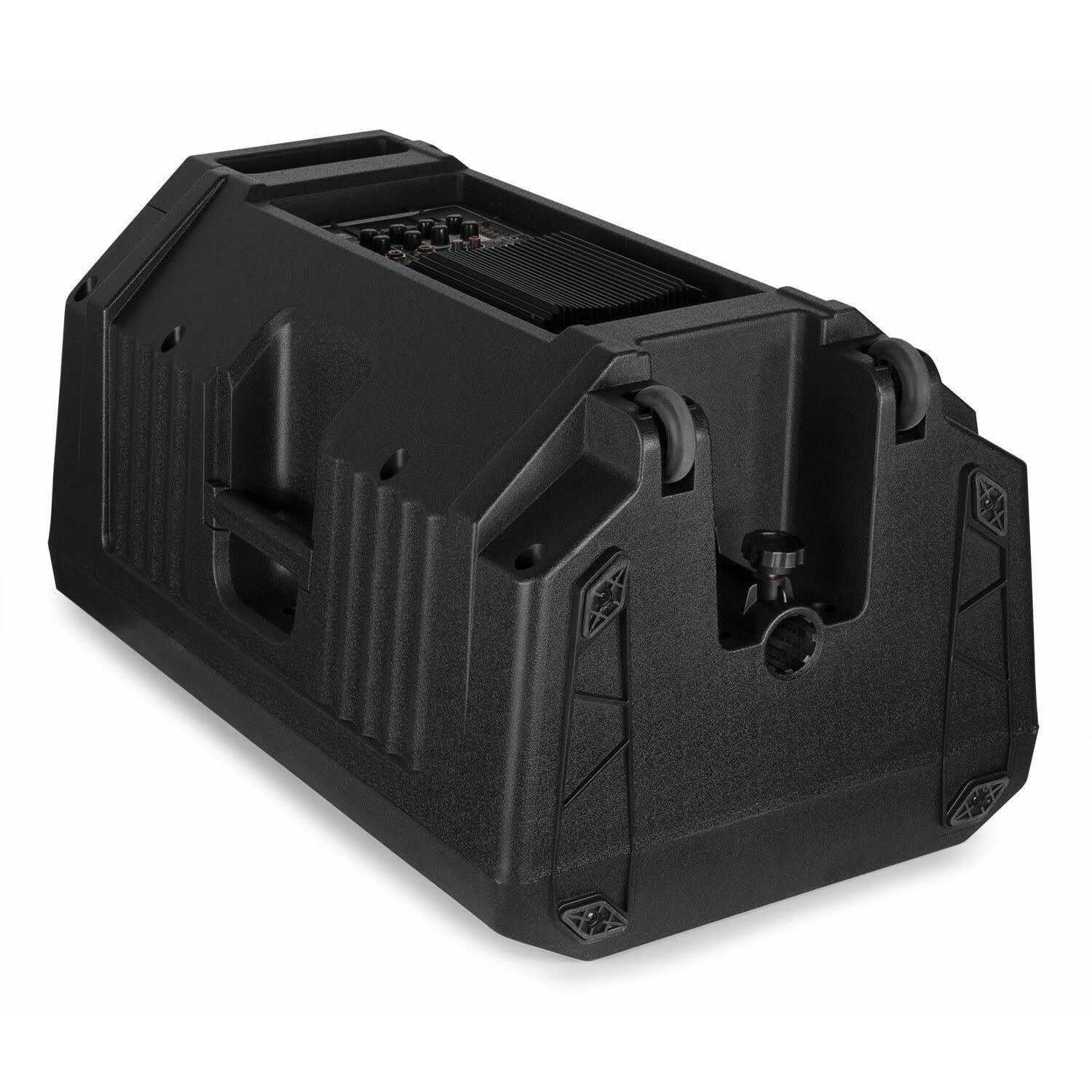 VONYX VSA150S - PA Anlage Komplettset, 1000 Watt PA Lautsprecher, 2X 15 Zoll Sub, Bi-Amp, Bluetooth, MIC-Input, Fernbedienung, Gitarreneingang, MP3, Aktive Lautsprecher Boxen, DJ Boxen - Schwarz