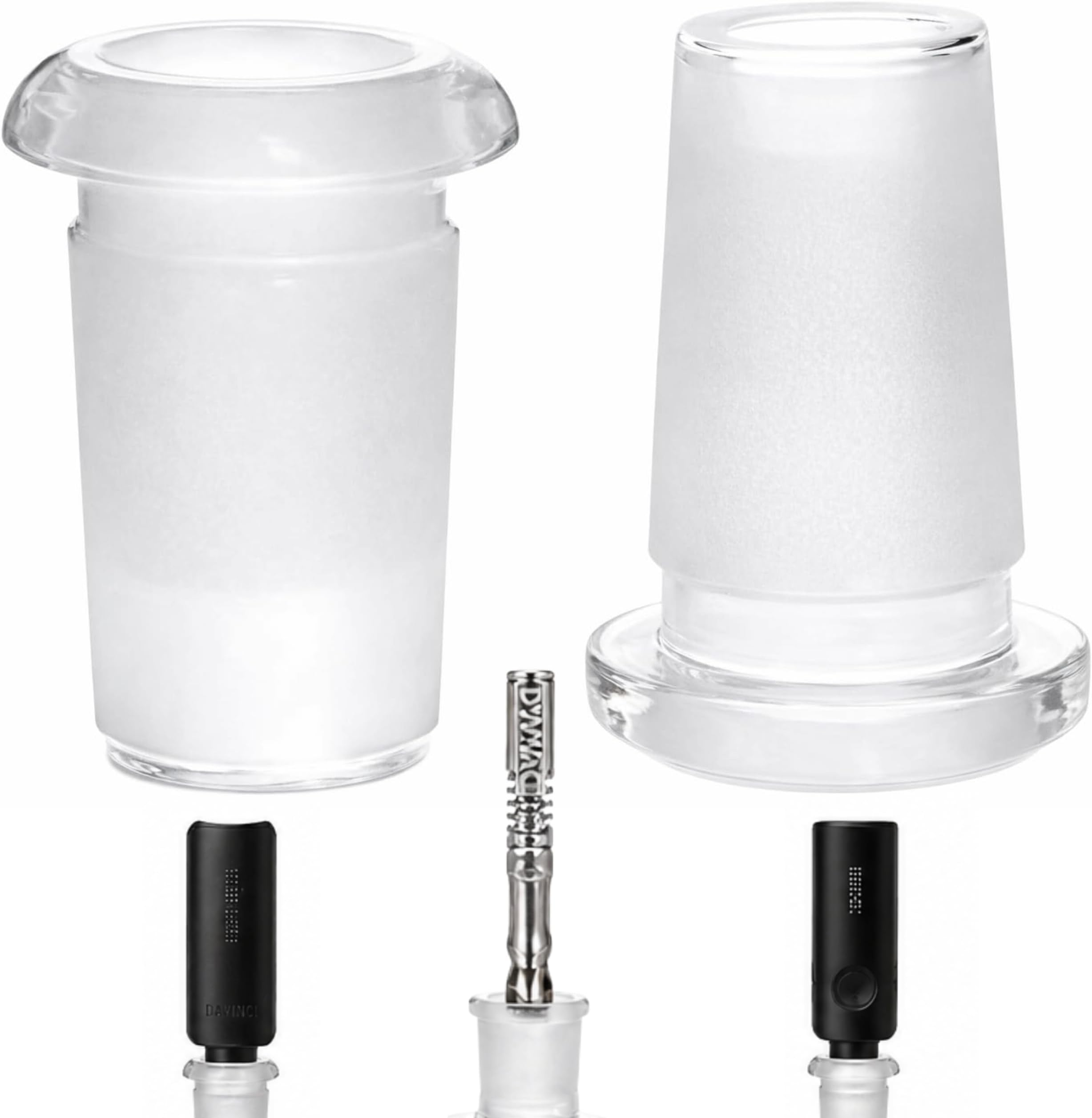 14mm to 10mm Adapter for Dynavap & More Water Pipe Adaptor WPA Glass Reducer Adapter 14mm/M Male to 10mm/F Female use with Dynavap VapCap Davinci etc