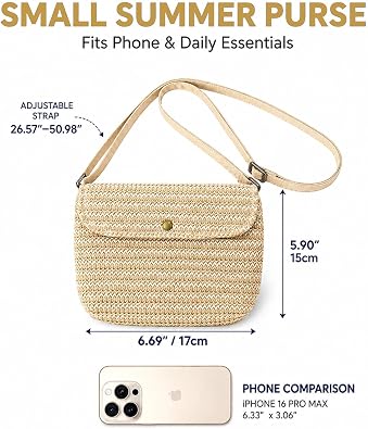Crossbody Purse with Adjustable Strap