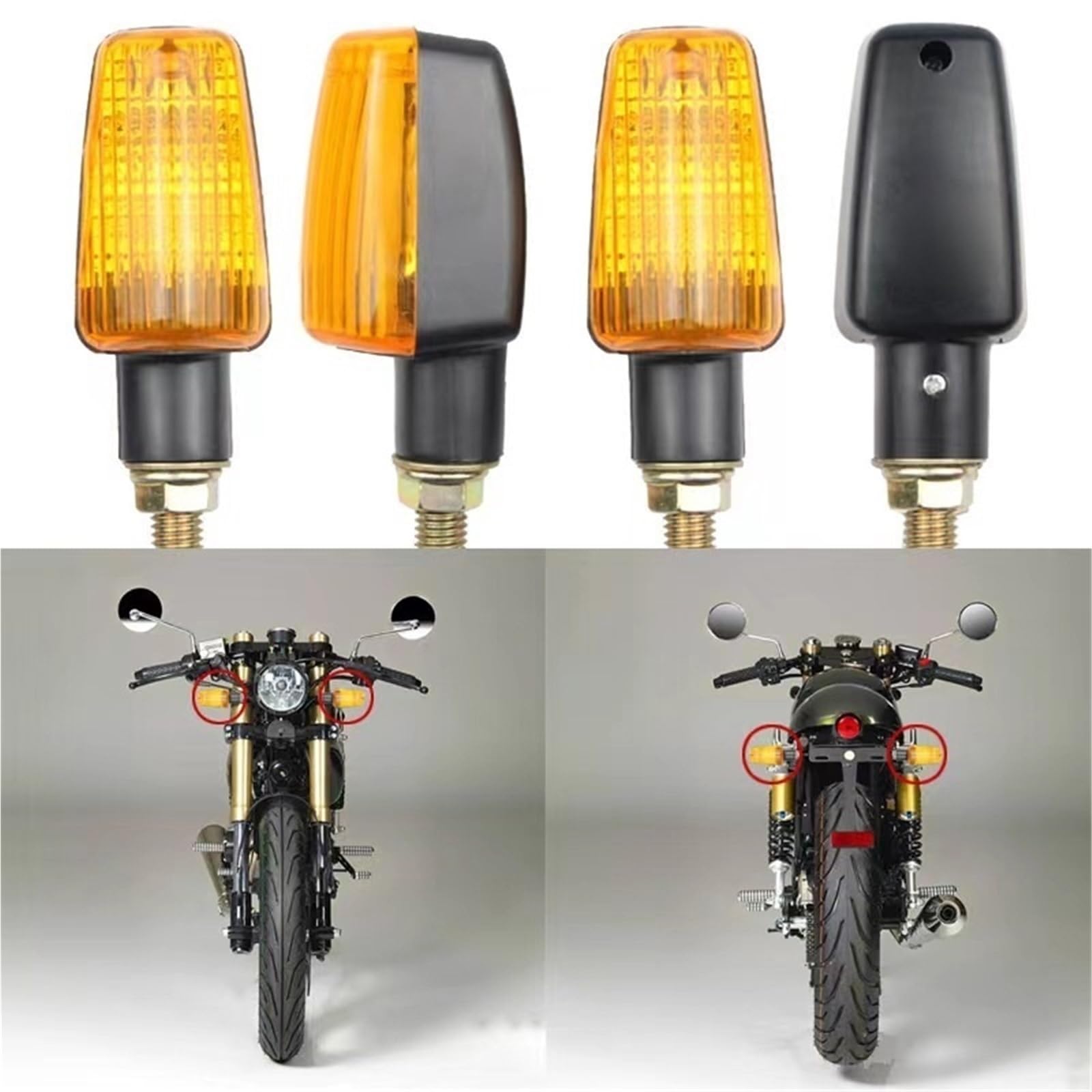 Indicatore di direzione universale per moto per indicatore luminoso