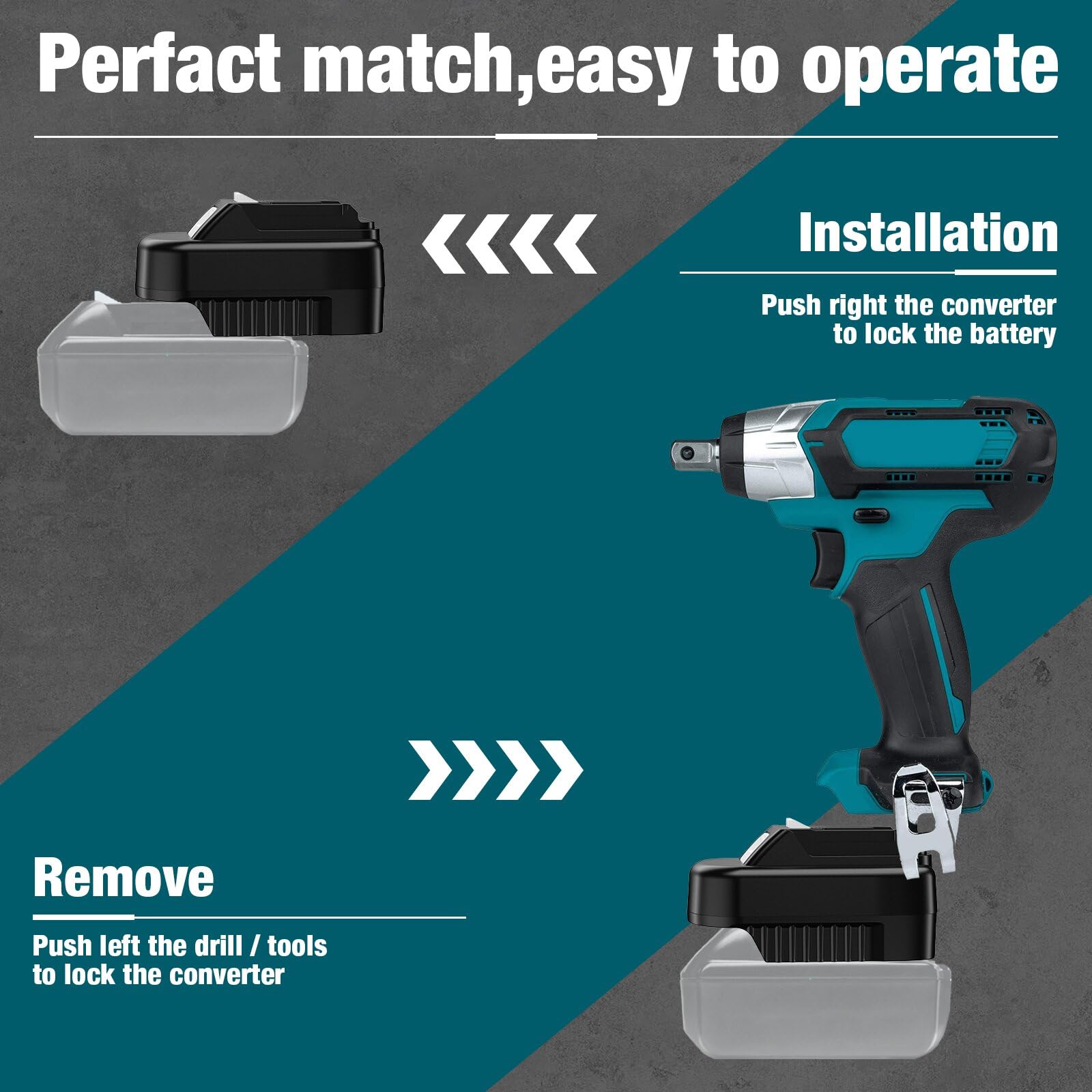 MT18MT12 Adaptateur pour Makita 18 V vers 12 V, pour batterie Makit.a 18 V vers outil de batterie 12 V BL1021, convertisseur pour batterie BL1850 vers BL1021B BL1041B CXT
