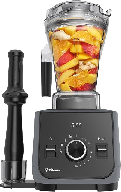 Mixeur Vitamix Ascent X2 avec trois programmes de mélange, programme de nettoyage automatique, mixeur de qualité professionnelle pour smoothies, soupes et plus, lames en acier inoxydable, conteneur de 1,4 L, gris nano