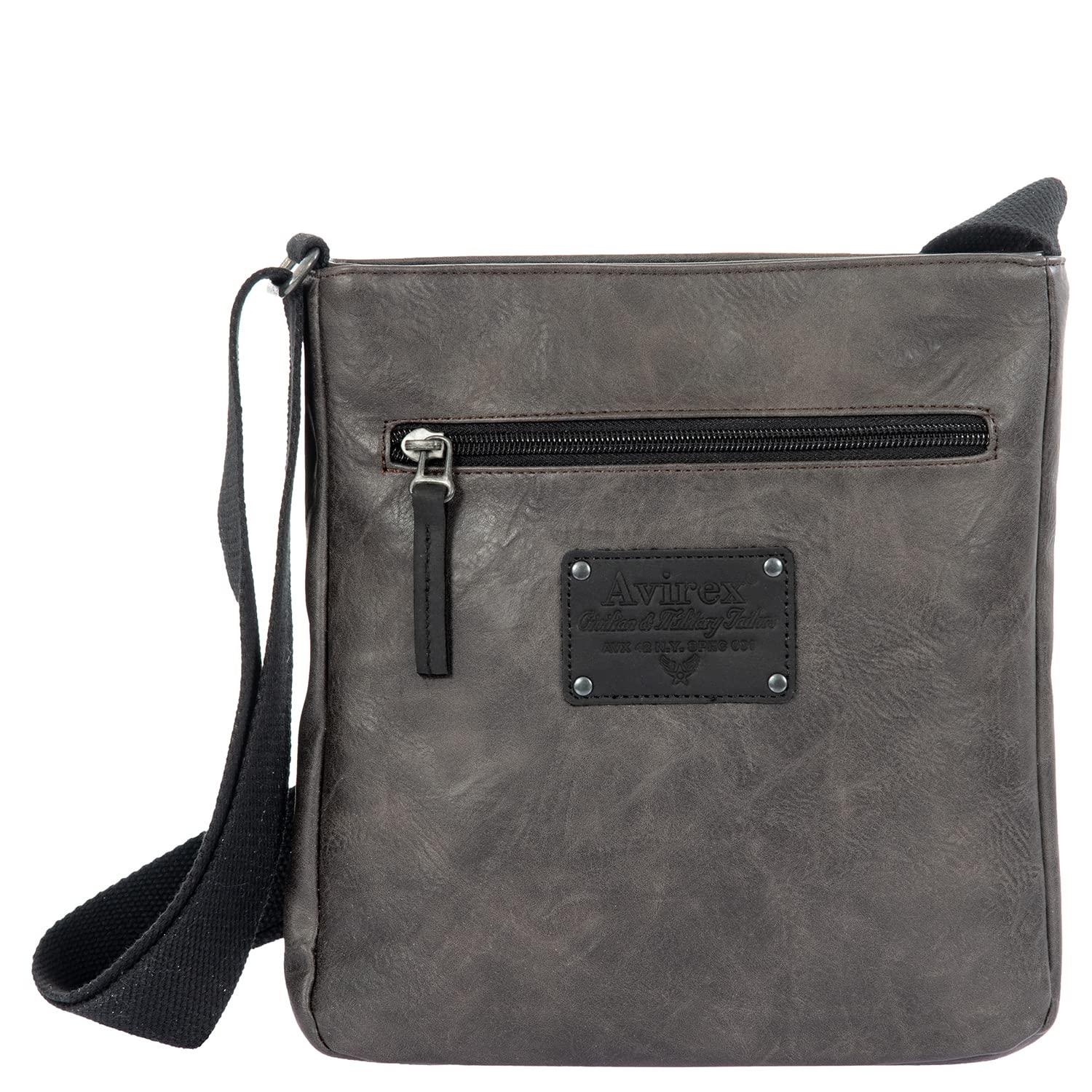 Bolso de hombre Avirex BFL 21 gris: ligereza y comodidad en una bandolera pequeña 7
