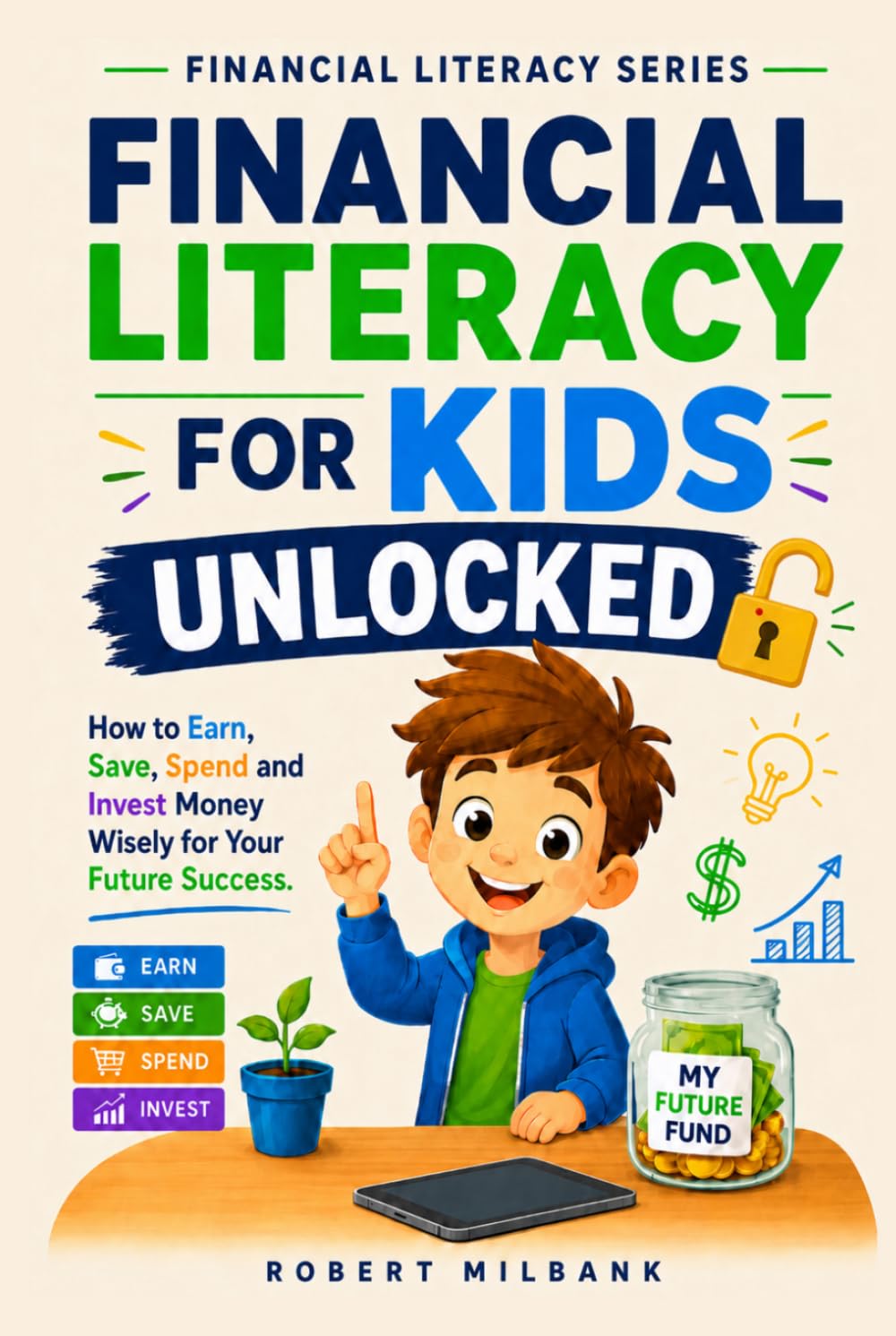 Financial Literacy for Kids Unlocked: How to Earn, Save, Spend and Invest Money Wisely for Your Future Success