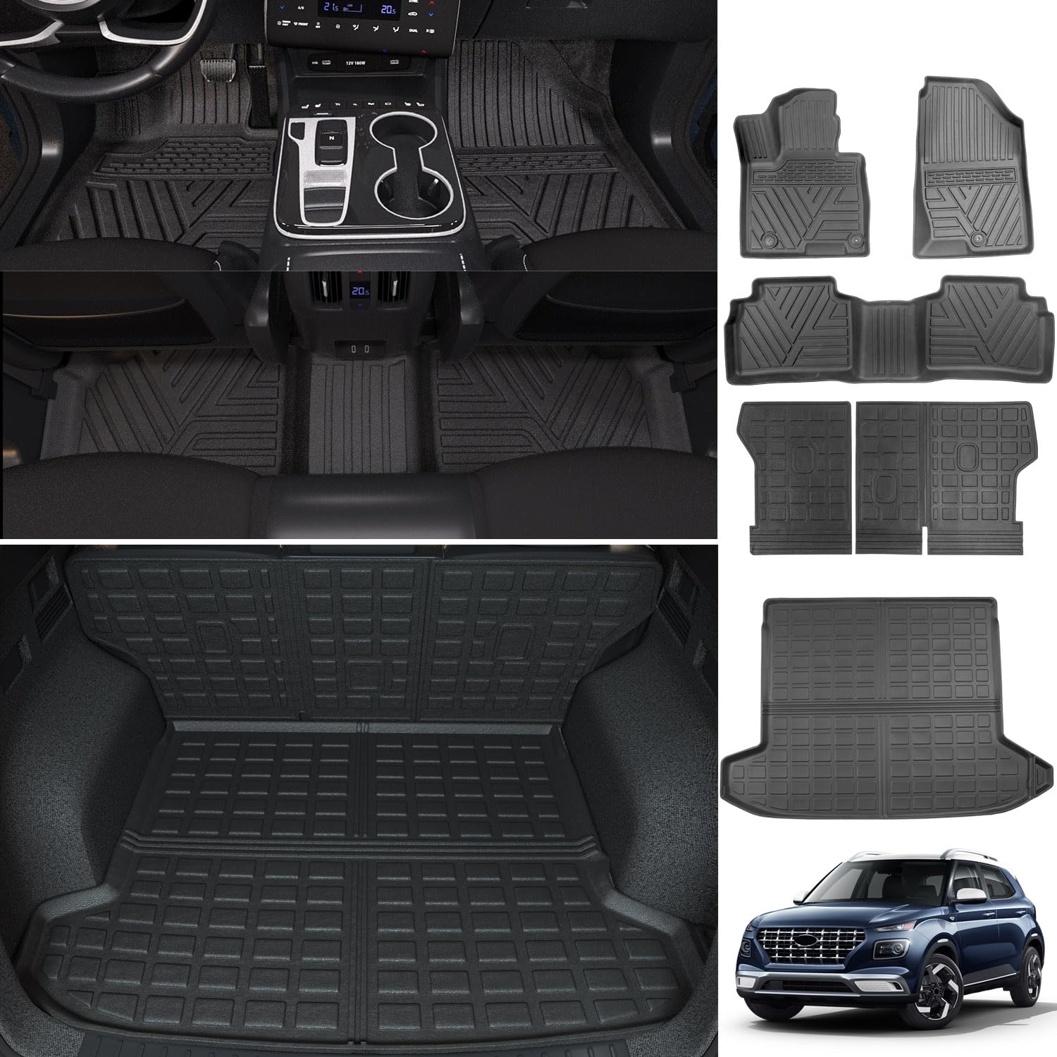 Buy powoq Floor Mats Compatible with 2022 2023 2024 Hyundai Tucson