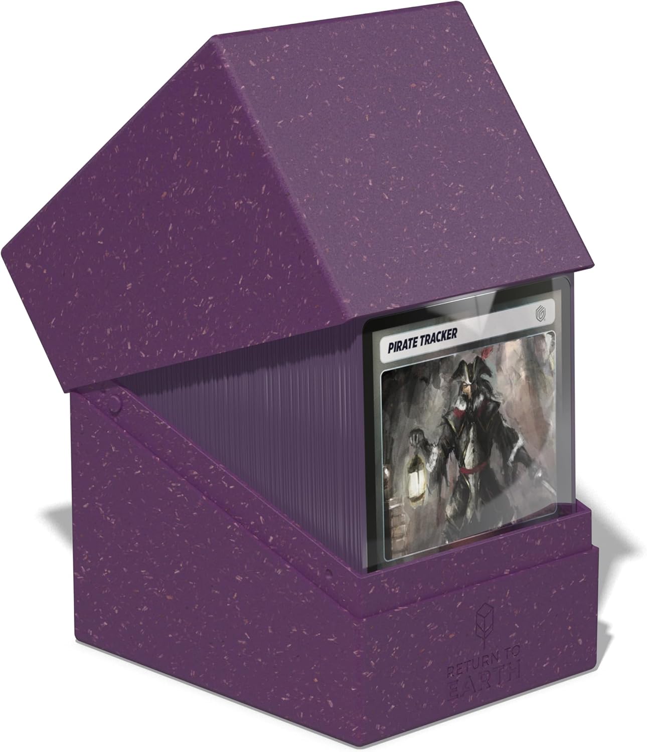 Ultimate Guard RTE Boulder 133+, Deck Case for 133 Double-Sleeved TCG Cards, Purple, 87% Renewable, Made in Germany, Secure & Durable Storage