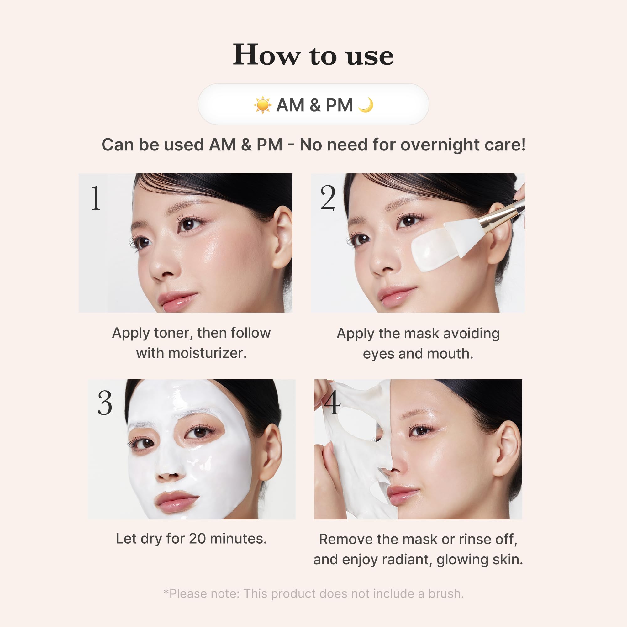 medicube Wrapping Mask Collagen Glazed Milky Glow Daytime Peel Off Mask | Quick and Easy Care with Glutathione, Niacinamide for Plumped, Hydrated & Smooth Skin | Korean Skin Care, 2.53 fl.oz